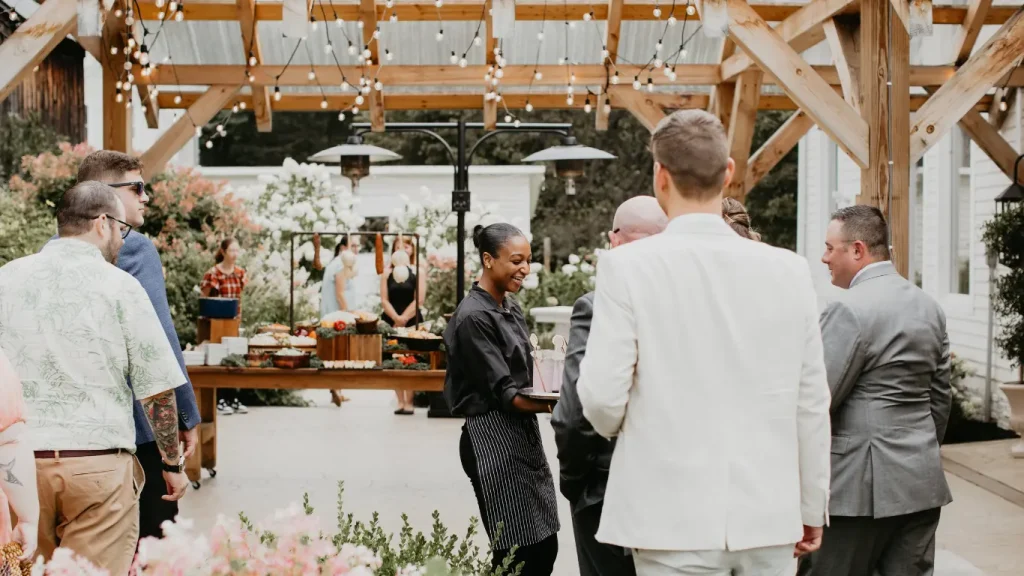waiter Offering Drinks